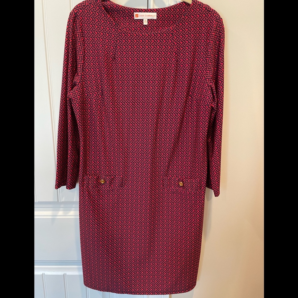 Jude Connolly Dress XL Red and Black